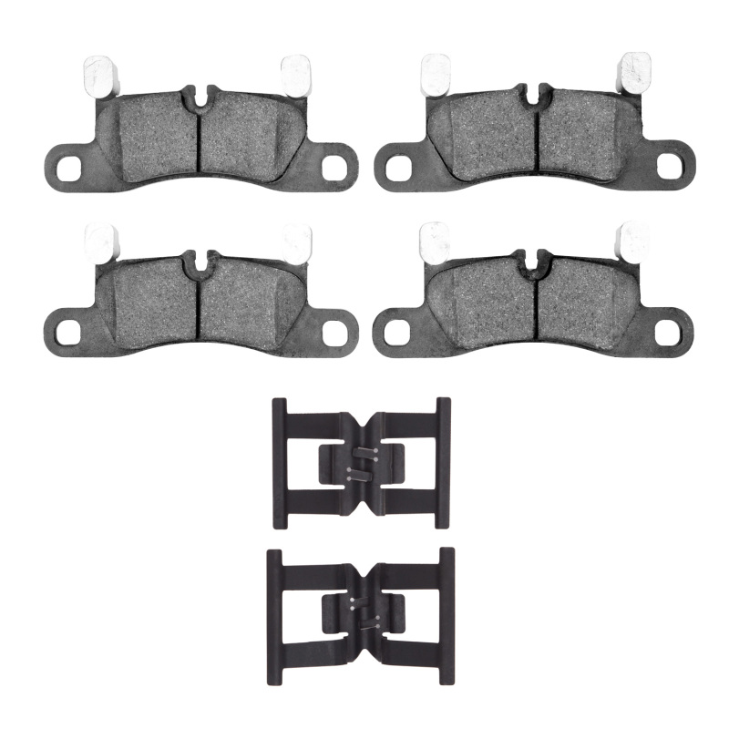 Porsche Cayenne Brake Pads - Rear - R1 Concepts - Semi Met Pads - `11-`18